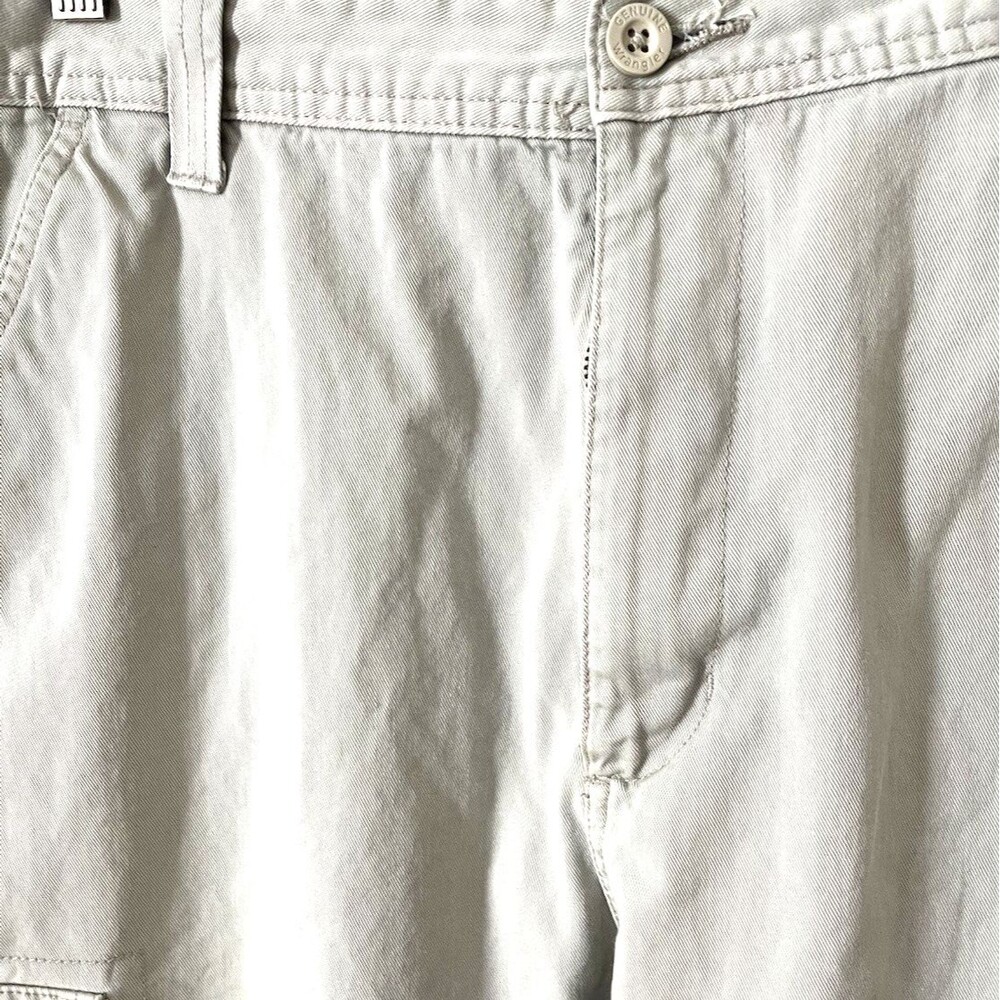 Wrangler Mens Khaki Cargo Pants Size 38x29 Beige 100% Cotton Utility High Rise